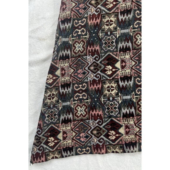 Vintage SUMMIT OF BOSTON Tapestry‎ Retro Midi Geometric Skirt Small - Picture 2 of 16